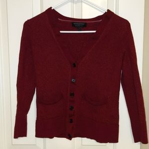 Burgundy Cardigan